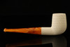 Lattice Billiard Block Meerschaum Pipe with fitted case 14573