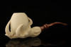 Giant Self Sitter Eagle's Claw Block Meerschaum Pipe with fitted case 14639