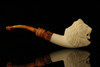 Lion Block Meerschaum Pipe with fitted case M1262