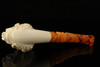 Genie Block Meerschaum Pipe with custom case 14658