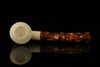 Dublin Block Meerschaum Pipe with fitted case M1290