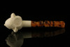 Devil Block Meerschaum Pipe with custom case M1303