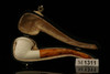 Calabash Block Meerschaum Pipe with fitted case M1311