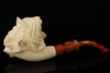 Cavalier Hand Carved Block Meerschaum Pipe with fitted case 14687