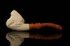 Pirate Block Meerschaum Pipe with fitted case M1368