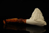 Big Chief Block Meerschaum Pipe with custom case 14731