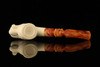 Popeye Block Meerschaum Pipe with fitted case M1427