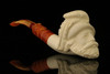 Cavalier Block Meerschaum Pipe with fitted case M1431