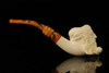 Santa Claus Smoking Block Meerschaum Pipe with fitted case M1432