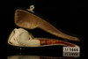 Rose in Claw Block Meerschaum Pipe with fitted case M1444