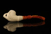 Eagle's Claw Block Meerschaum Pipe with fitted case M1445