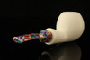 IMP Meerschaum Pipe - Rainbow Apple - Hand Carved with fitted case i2338r