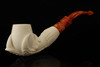Eagle's Claw Block Meerschaum Pipe with fitted case 14773