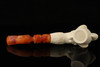 Eagle's Claw Block Meerschaum Pipe with fitted case 14773