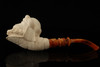 Sultan Block Meerschaum Pipe by I. Baglan with custom case 14779