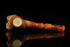 Grim Reaper Block Meerschaum Pipe with custom case M1487