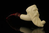 Autograph Series Old Man Block Meerschaum Pipe with fitted case M1499