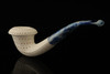 Lattice Calabash Block Meerschaum Pipe with fitted case 14800