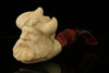 Viking Block Meerschaum Pipe with fitted case M1507