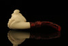 Viking Block Meerschaum Pipe with fitted case M1507