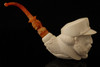 Captain Meerschaum Pipe by I. Baglan with fitted case 14815