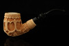 srv Premium Deluxe Carved Meerschaum Pipe with fitted case 14817