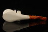 Toilet Bowl Block Meerschaum Pipe with fitted case 14819