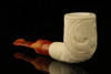 Dragon Carved Block Meerschaum Pipe with fitted case M1519