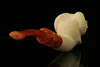 Ram Block Meerschaum Pipe with custom case M1549