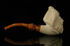 Pirate Block Meerschaum Pipe with fitted case M1579