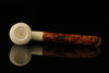 Deep Lattice Calabash Block Meerschaum Pipe with fitted case M1586