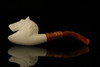 Horse Block Meerschaum Pipe with custom case M1593