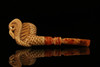 Cobra Block Meerschaum Pipe with custom case M1594