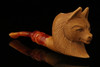 Wolf Block Meerschaum Pipe with custom case M1599