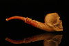 Skull Block Meerschaum Pipe with custom case M1607