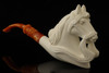 Horse Block Meerschaum Pipe with fitted case 14866