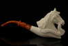 Horse Block Meerschaum Pipe with fitted case 14866