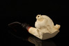 Jungle Block Meerschaum Pipe with fitted case 14635