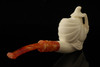 Wizard Block Meerschaum Pipe with fitted case 14867