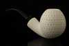 srv Premium - Deluxe Apple Block Meerschaum Pipe with fitted case 14884