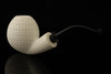 srv Premium - Deluxe Apple Block Meerschaum Pipe with fitted case 14884