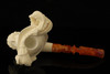 Deluxe Cavalier Block Meerschaum Pipe with fitted case 14889