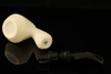 srv Premium - Modern Rhodesian Meerschaum Pipe with fitted case 14890