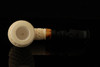 srv Premium - Deep Lattice Self Sitter Meerschaum Pipe with tamper & case 14891