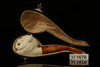 Devil Block Meerschaum Pipe with custom case M1676