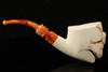 Natural Raw Block Meerschaum Pipe with fitted case 14914