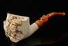 Natural Raw Block Meerschaum Pipe with fitted case 14914