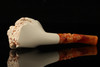 Natural Raw Block Meerschaum Pipe with fitted case 14914