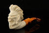 Genie Block Meerschaum Pipe with fitted case 14907