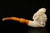 Genie Block Meerschaum Pipe with fitted case 14907